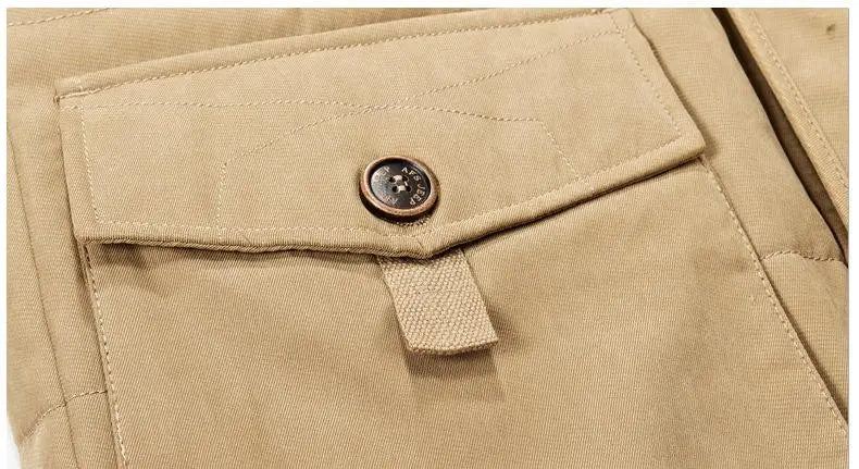Winter Jacket Men's Parkas 6XL Oversized Thicken Male Coat High Quality Fleece Casual Padded Jackets Men Clothing Outwear T3F029