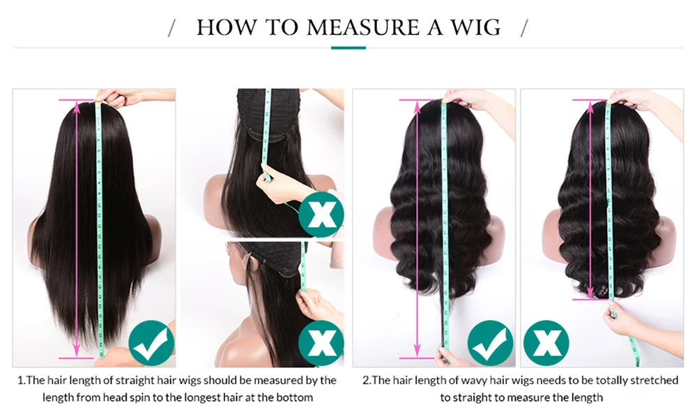 200 Density 13x4 13x6 HD Lace Frontal Human Hair Wigs Straight 360 Lace Frontal Wig Pre-Plucked 5x5 Closure Lace Wig Remy Hair