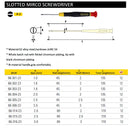 Stanley-mini parafusadeira de precisão com ponta plana, 1.0mm, 1.6mm, 1.8mm, 2.0mm, 3mm, ferramentas para abertura