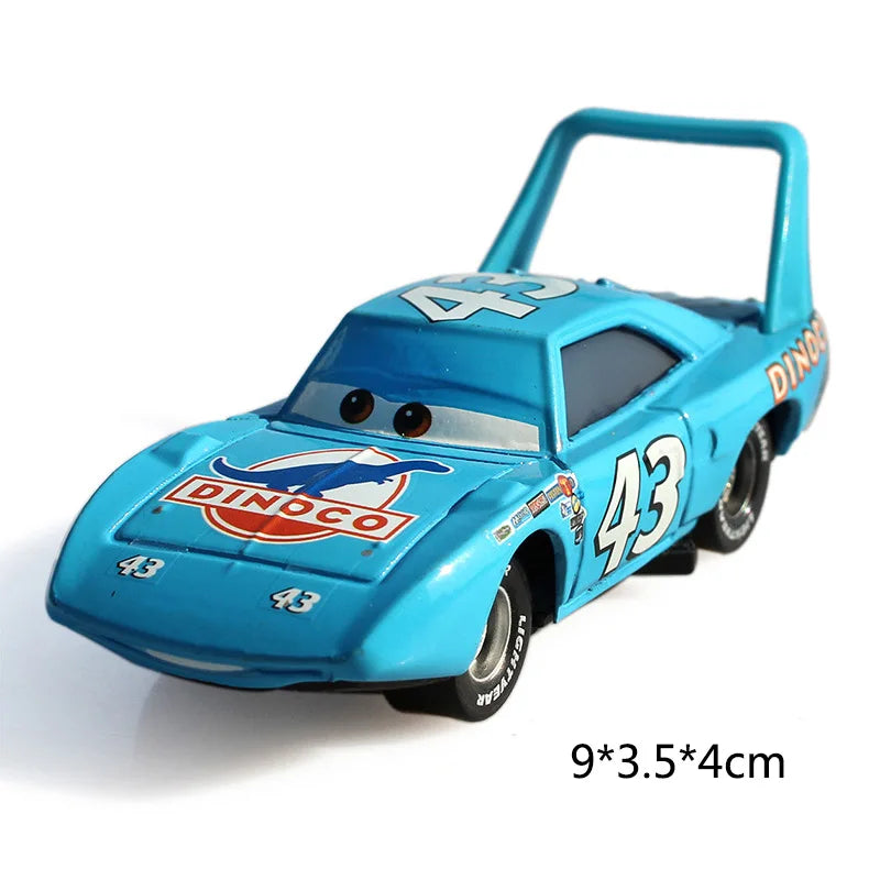 Disney Pixar Cars 3 2 Metal Diecast Car Toy Lightning McQueen Queen of England Fritter Miss For Kids Boy Birthday Toy Car Gifts