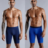 NICE Men Boxer Long leg Boxer Men Underwear Men Underpants Erkek Natural Cotton Sexy Boxer Shorts Top Brand Underwear Soft