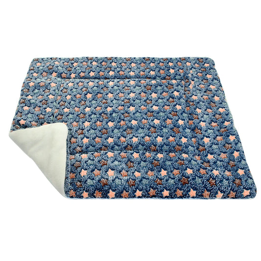 Camas para perros grandes, cálidas, para gatos, para invierno, para cachorros y gatos, con cojín y manta para bull terrier francés.