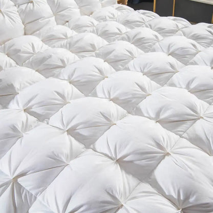3D Luxury Quilted 100% High Rank Goose Down Duvet Quilt King Queen Full Size Comforter Winter Thick Blanket Solid Color
