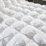 3D Luxury Quilted 100% High Rank Goose Down Duvet Quilt King Queen Full Size Comforter Winter Thick Blanket Solid Color