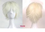 BENIHAIR Synthetic Wig Cosplay Wig White Red Green Blue Pink Yellow Hair Short Layered Wig Fake Hair Extension Men Women Party Wig