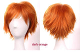BENIHAIR Synthetic Wig Cosplay Wig White Red Green Blue Pink Yellow Hair Short Layered Wig Fake Hair Extension Men Women Party Wig