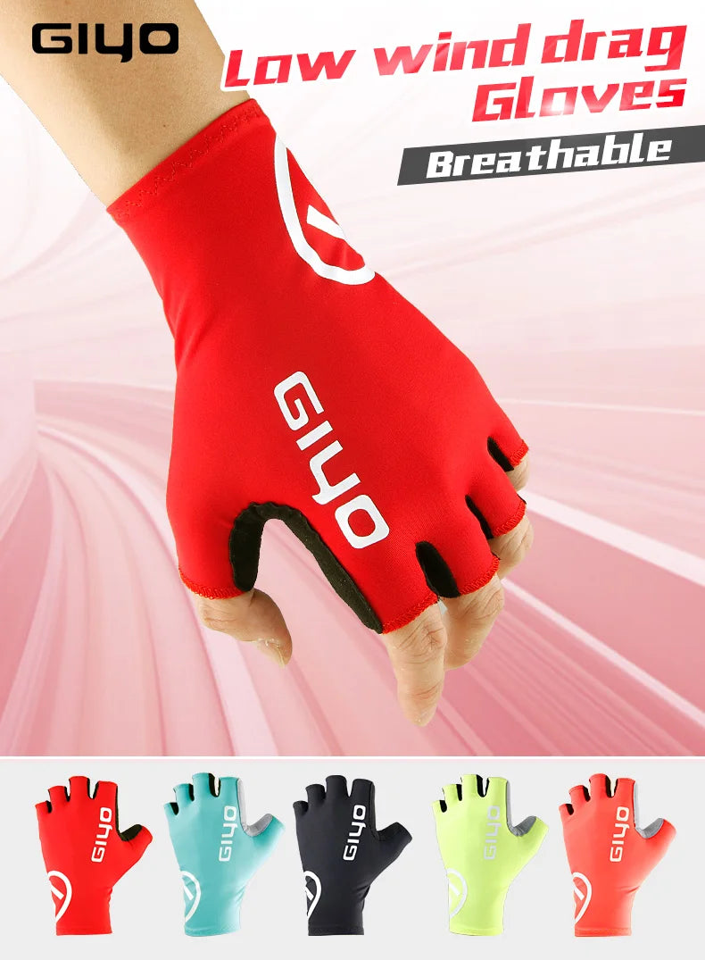 Giyo Cycling Gloves Half Finger Gel Sports Racing Bicycle Mittens Women Men Summer Road Bike Gloves