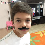 JOY-ENLIFE 12pcs Funny Costume Pirate Party Mustache Cosplay Fake Moustache Fake Beard For Kids Adult Halloween Party Decoration