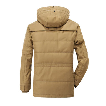 Winter Jacket Men's Parkas 6XL Oversized Thicken Male Coat High Quality Fleece Casual Padded Jackets Men Clothing Outwear T3F029