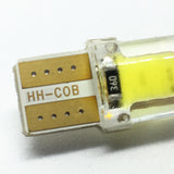 2 X Auto T10 LED  W5W LED Super Bright Turn Side Lamp Bulbs White 194 168 LED Lamp 501 COB silicone shell Car LED Lights  12V
