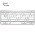 Russian Spanish French German Hebrew Brazil-Portuguese Ultra Slim Universal Wireless Bluetooth Keyboard for iOS Android Win