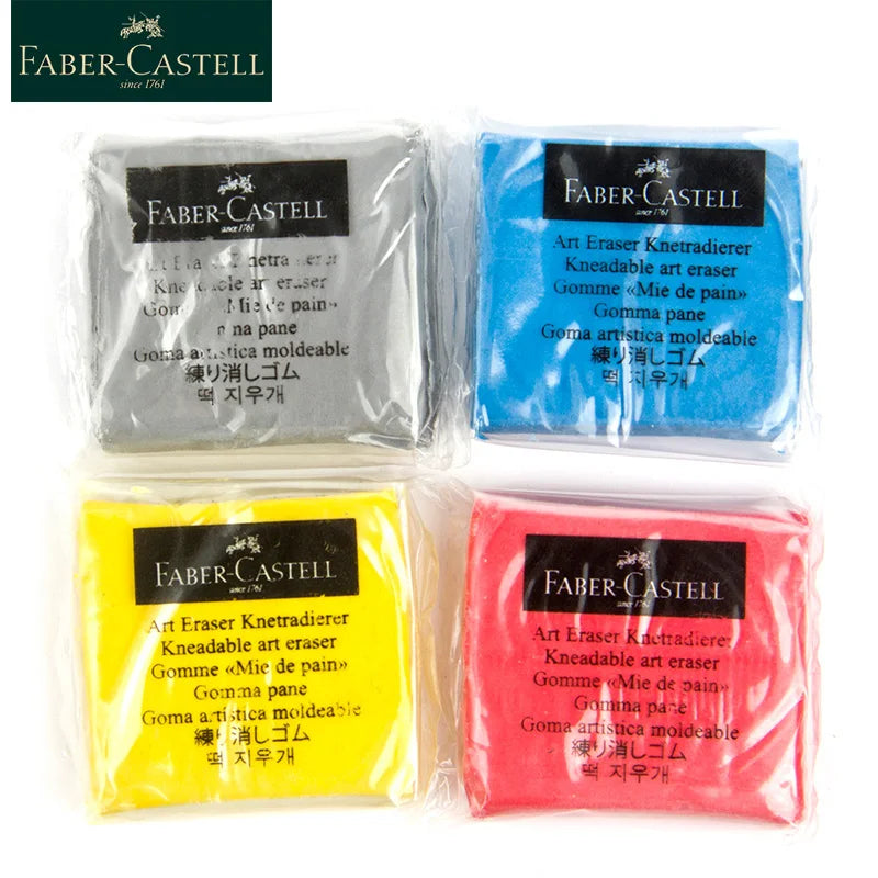Faber-Castell Kneaded Art Eraser for Drawing, Highlighting, and Cleaning - Soft Art Eraser for Art, Painting, Design, and Sketching - Stationery