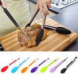 Utensilios para barbacoa, pinzas antideslizantes de silicona para alimentos, pinzas de cocina, utensilio, pinzas de cocina, pinzas para barbacoa, herramientas para ensalada, parrilla, accesorios de cocina