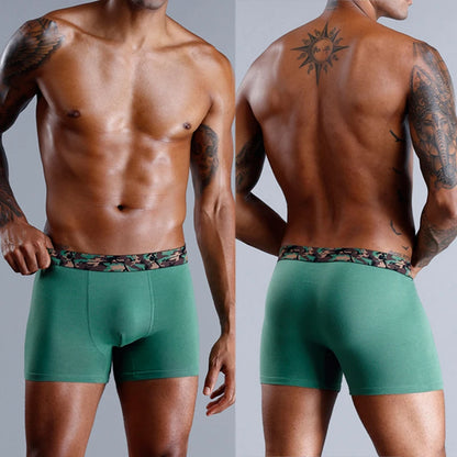 Brand Underwear Men Boxer Shorts For Men Panties Boxershorts Long Underpants Natural Cotton High Quality sexy homme hot calecon