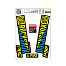 Calcomanías rockshox PIKE 2018, pegatinas para horquilla delantera de bicicleta de montaña, calcomanías para horquilla delantera de bicicleta MTB, pegatinas PIKE