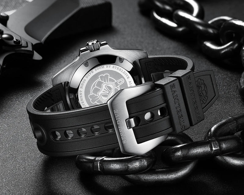 SD1953 Hot Selling Ceramic Bezel 41mm Steeldive 30ATM Water Resistant NH35 Automatic Mens Dive Watch Reloj