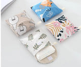 Women Cosmetic Organizer Sanitary Napkin Storage Bag Girls Ladies Cute Coin Card Makeup Storage Pouch Small Cosmetic Bags