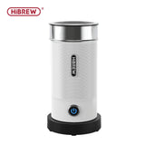 HiBREW Milk Frother Frothing Foamer Chocolate Mixer Cold/Hot Latte Cappuccino Fully Automatic Milk Warmer Cool Touch M1A