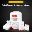 Wireless Remote Controlled Mini Alarm with IR Infrared Motion Sensor Detector & 105dB Loud Siren For Home Security Anti-Theft
