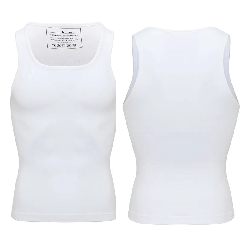 Faja moldeadora de cuerpo para hombre, moldeadora de abdomen, ropa interior moldeadora, entrenador de cintura, chaleco corrector de postura, corsé.