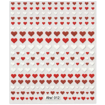 42Model Sticker Nail Decal 3D Adhesive Patch,Smile/Animal/Flower Nail Art Decorations Manicure Sticker Easter Day Design Decal-