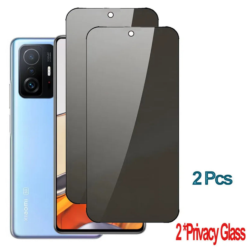 Privacy Glass For Xiaomi 14T 13T 11T 12T Pro Anti-Spy Tempered Glass Mi 11 Lite 5g NE Screen Protector Xiomi 11 T Film Smartphone Mi 11Lite 11i Mi11T Prevent Peeping Protective Glasses Mi 11T Pro 9H Glare Glass