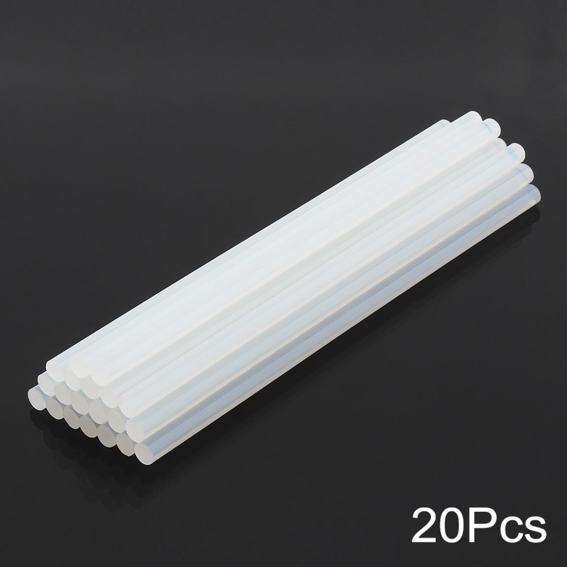 Hot Melt Adhesive Glue Gun 10/20/50pcs Transparent Hot Glue Sticks Silicone Rod for 7/11mm Gun DIY Tools Kitchen Cabinet Storage