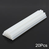 Hot Melt Adhesive Glue Gun 10/20/50pcs Transparent Hot Glue Sticks Silicone Rod for 7/11mm Gun DIY Tools Kitchen Cabinet Storage