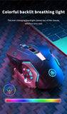 AIEACH Bluetooth Mouse Gaming Computer Rechargeable Wireless Mouse USB Mechanical E-Sports Backlight PC Gamer Mouse For Computer