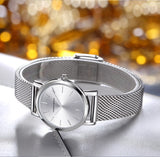 HANNAH MARTIN Women Watch Nordic Minimalist Japan Quartz Movement 3Bar Waterproof Women 36mm Full Rose Gold Dropshipping Watches