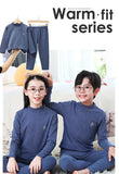 Autumn Winter Thermal Underwear Suit Girls Clothing Sets Boys Pajama Sets Baby No Trace Warm Sleepwear Candy Colors Kids Clothes