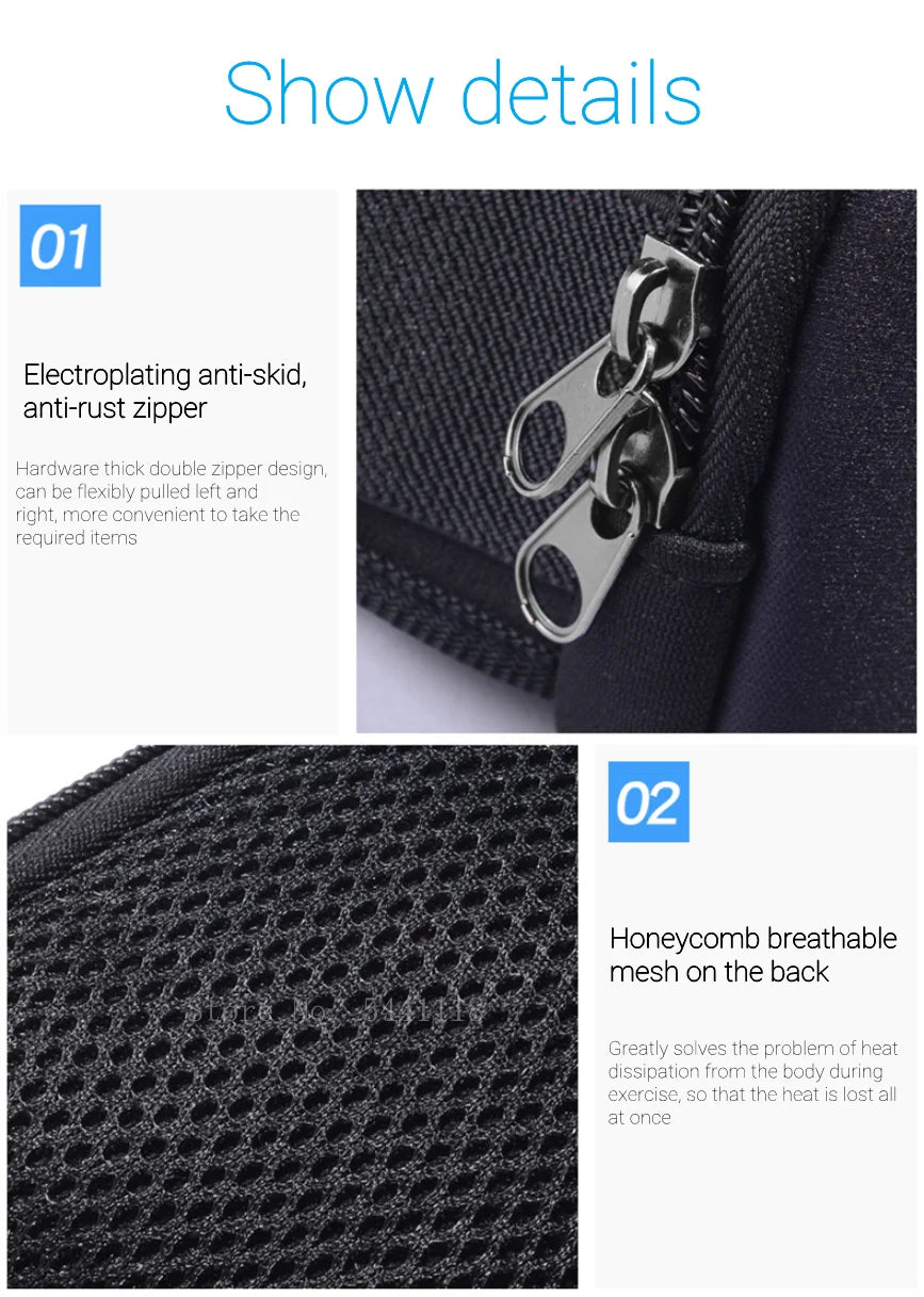 Waterproof Running Waist Bag Belt Bag, Men Women Sports Running Portable Gym Bag, Gym Fitness Bag, Sport Running Belt Bag