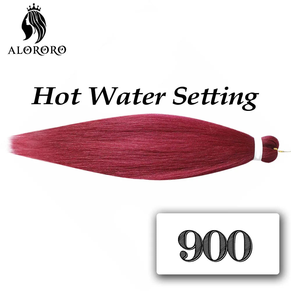 Long Easy Jumbo Tranças Extensões de cabelo sintético, Kanekalon para Crochet, Yaki Straight Trança, Box Cabelo Trançado, 20 ", 26", 30"