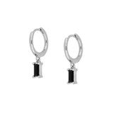 CANNER 925 Sterling Silver French Punk Hip-Hop Geometric Small Hoop Earrings for Women Gold Silver Party Jewelry Accessories