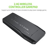 Consola de videojuegos Stick Lite 4K HD M8 de 64 GB con doble mando inalámbrico para 10 000 juegos retro, regalo de Navidad para niños.