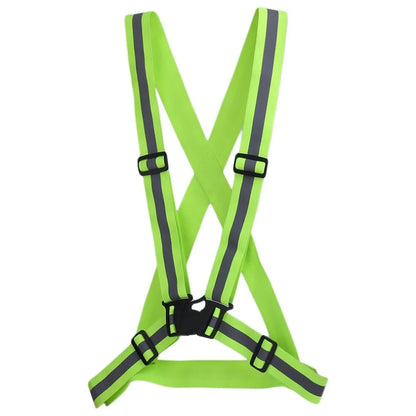 Highlight Reflective Straps Night Running Riding Clothing Vest Adjustable Safety Vest Elastic Band For Adults and Children