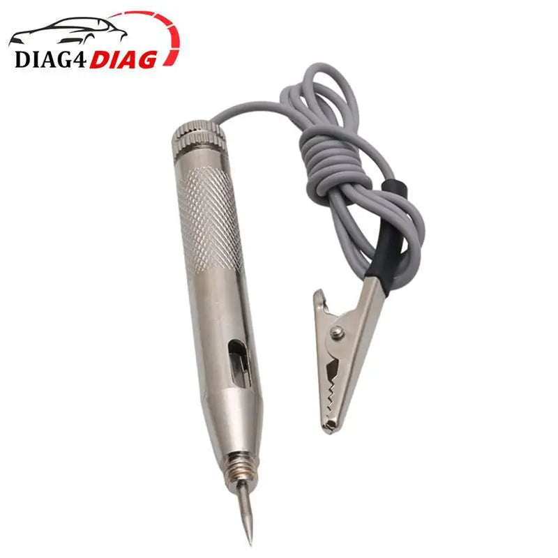 DC 6V 12V 24V Car Motorcycle Circuit Voltage Tester fuses Test Pen Automotive Circuit Tester Detector Cable and Clip