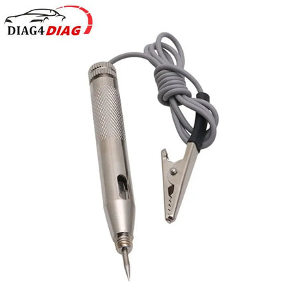 DC 6V 12V 24V Car Motorcycle Circuit Voltage Tester fuses Test Pen Automotive Circuit Tester Detector Cable and Clip