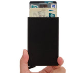 Rfid Credit Card Holder Aluminium Metal Mini Slim Minimalist Wallets Women Men Business Bank Cardholder Case Carteira Masculina