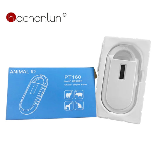 Lector de microchip RFID FDX-B/A para animales, escáner portátil OLED con chip ISO para mascotas, 134,2 kHz, para seguimiento de mascotas, para conejos, ganado, gatos y perros.