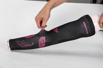 Breathable Quick Dry Oversleeve Women Cycling Arm Warmers Bicycle Covers Cuff UV Protection Men Running Sports Climb Arm Sleeves