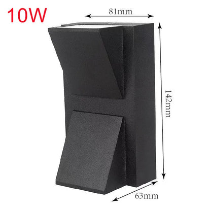 Single Head LED Wall Lamp Waterproof IP65 Garden Corridor Lamp Outdoor Indoor Sconce Light AC85-265V