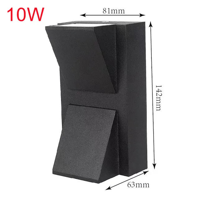 Single Head LED Wall Lamp Waterproof IP65 Garden Corridor Lamp Outdoor Indoor Sconce Light AC85-265V