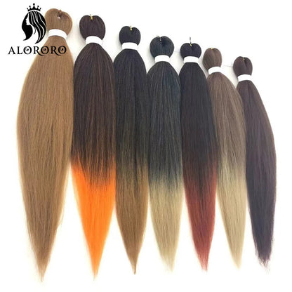 Long Easy Jumbo Tranças Extensões de cabelo sintético, Kanekalon para Crochet, Yaki Straight Trança, Box Cabelo Trançado, 20 ", 26", 30"