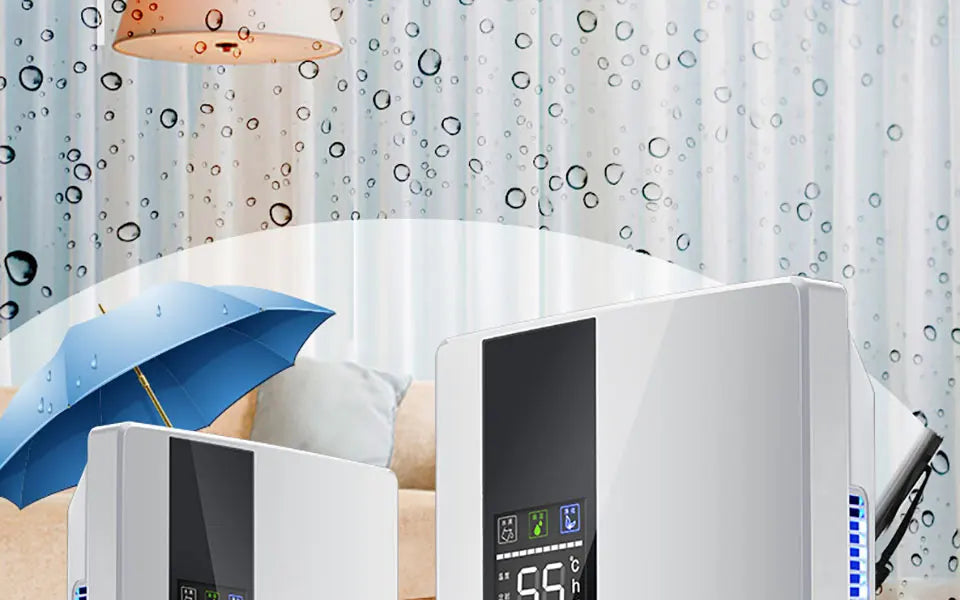 2.2L Intelligent Remote Dehumidifier Air Dryer Purifier Humidity-control Defrost Automatic Shut-down Moisture Absorption Machine