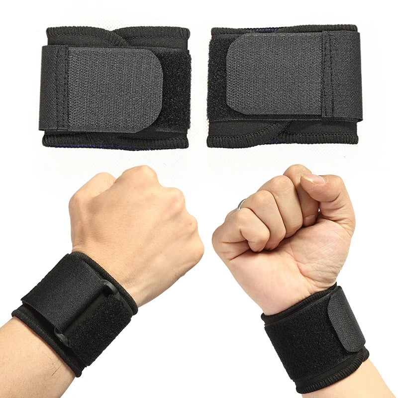 Adjustable Sport Wristbands Wrist Support Bracers For Basketball Volleyball Gym Sports Wrist Protector Breathable Wrap Strap