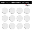 12pcs RFID 125KHz EM4305 T5577 Blank Key Tag Chip Ring Coin Cards Tag Keytag Copy Rewritable Rewrite Duplicate 125KHz 