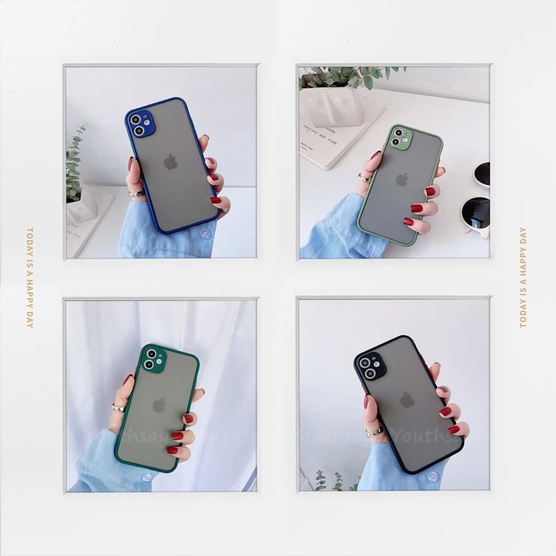 Funda para iPhone SE 2022, funda para iPhone SE 3, 2022, 2020, 8, 7 Plus, funda de silicona mate translúcida de goma para iPhone SE 2022.