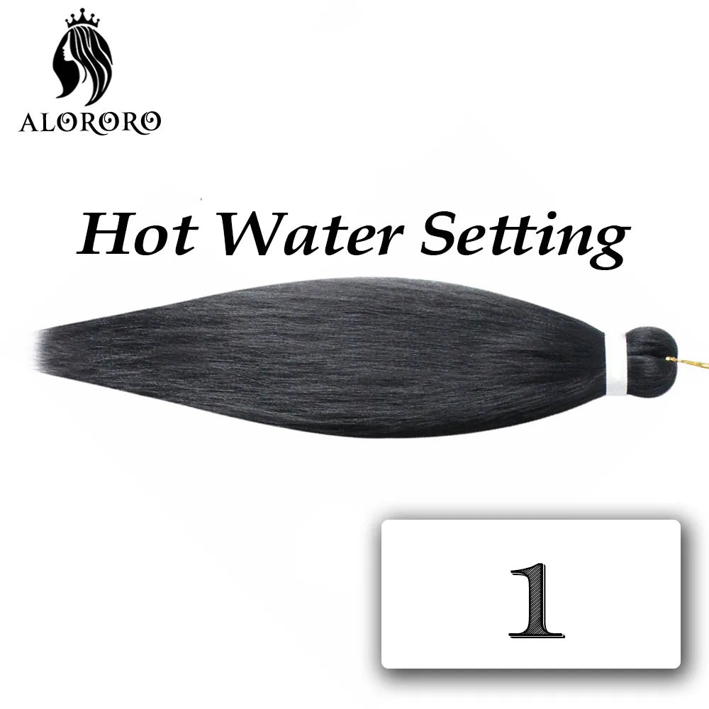 Long Easy Jumbo Tranças Extensões de cabelo sintético, Kanekalon para Crochet, Yaki Straight Trança, Box Cabelo Trançado, 20 ", 26", 30"