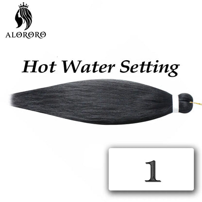Long Easy Jumbo Tranças Extensões de cabelo sintético, Kanekalon para Crochet, Yaki Straight Trança, Box Cabelo Trançado, 20 ", 26", 30"